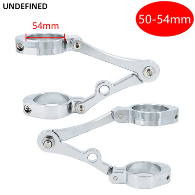 Motorkerékpár fényszóró tartó 54 mm 49 mm 45 mm 41 mm csőbilincs rögzítő tartó Cafe Racer Chopper Bobber Bikes Fit 33-58 mm