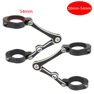 Motorkerékpár fényszóró tartó 54 mm 49 mm 45 mm 41 mm csőbilincs rögzítő tartó Cafe Racer Chopper Bobber Bikes Fit 33-58 mm