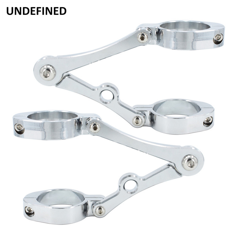 Motorkerékpár fényszóró tartó 54 mm 49 mm 45 mm 41 mm csőbilincs rögzítő tartó Cafe Racer Chopper Bobber Bikes Fit 33-58 mm