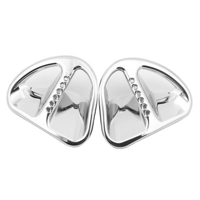 2db krómozott motorkerékpár burkolat Martini légbeömlő rácsok dekorációs alkatrészei Honda Gold Wing GL1800 2001-2011 ABS műanyaghoz