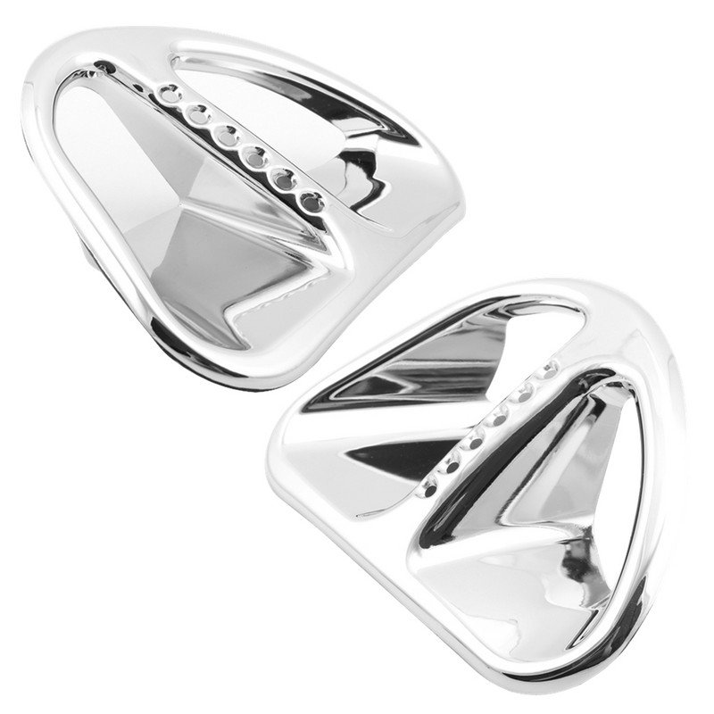 2db krómozott motorkerékpár burkolat Martini légbeömlő rácsok dekorációs alkatrészei Honda Gold Wing GL1800 2001-2011 ABS műanyaghoz