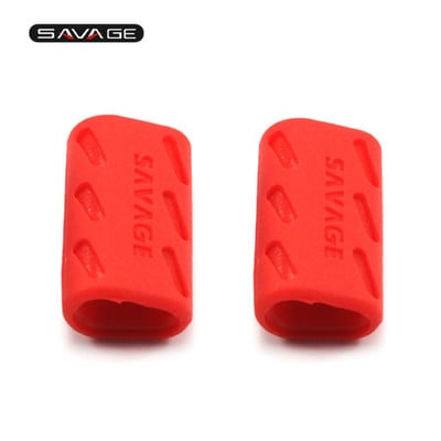 Nožne ovládaná zadná brzdová páka, radiaci pedál, nožná podložka radiacej páky, kryt kolíkov na špičky pre motocykel DUCATI, čierna/červená