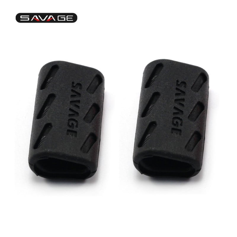 Nožne ovládaná zadná brzdová páka, radiaci pedál, nožná podložka radiacej páky, kryt kolíkov na špičky pre motocykel DUCATI, čierna/červená