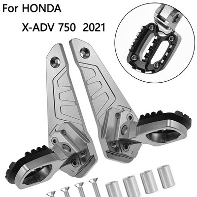 MKLIGHTECH Pre HONDA XADV X-adv 750 XADV750 2021 Hliníkový zliatinový zadný pedál, stojan na nohy, skladacie opierky nôh pre spolujazdca