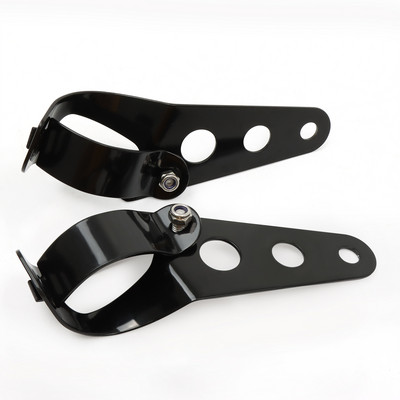 Universalūs 26 mm–37 mm priekinių žibintų laikikliai, šakės ausinės, motociklo smulkintuvas Cafe Racer, skirtas Bobber Racer Yamaha Kawasaki BMW