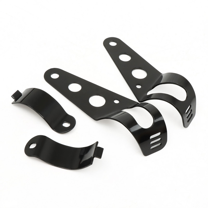 Universalūs 26 mm–37 mm priekinių žibintų laikikliai, šakės ausinės, motociklo smulkintuvas Cafe Racer, skirtas Bobber Racer Yamaha Kawasaki BMW