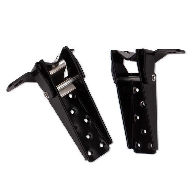 1 pár fekete acél motorkerékpár-alkatrészek váz lábtartók pedálok összecsukható egyedi 25-30 mm-es