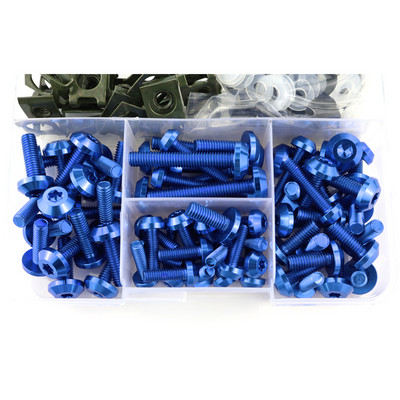 Vhodné pre BMW S1000RR S1000R S1000XR R nine T R-nineT HP4 Príslušenstvo k motocyklu Kompletná sada skrutiek kapotáže Skrutky Matice Klipy