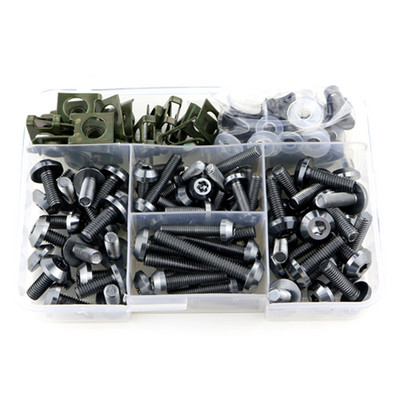 Vhodné pre BMW S1000RR S1000R S1000XR R nine T R-nineT HP4 Príslušenstvo k motocyklu Kompletná sada skrutiek kapotáže Skrutky Matice Klipy