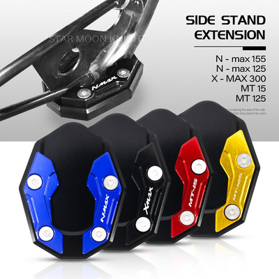 Bočný stojan na motocykel, zväčšovacie predĺženie pre YAMAHA NMAX155 NMAX125 N-MAX 125 155 XMAX X-MAX 300 MT15 MT125