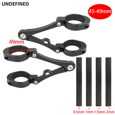 Motociklo priekinių žibintų laikiklis 41 mm 45 mm 54 mm šakės laikiklis 58 cm vamzdžio gnybtas 37 mm 49 mm atramos laikiklis Harley Honda dviračiui universalus