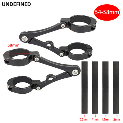 Motociklo priekinių žibintų laikiklis 41 mm 45 mm 54 mm šakės laikiklis 58 cm vamzdžio gnybtas 37 mm 49 mm atramos laikiklis Harley Honda dviračiui universalus