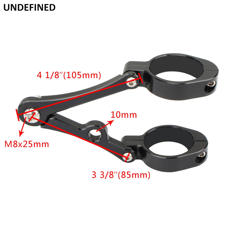 Motociklo priekinių žibintų laikiklis 41 mm 45 mm 54 mm šakės laikiklis 58 cm vamzdžio gnybtas 37 mm 49 mm atramos laikiklis Harley Honda dviračiui universalus