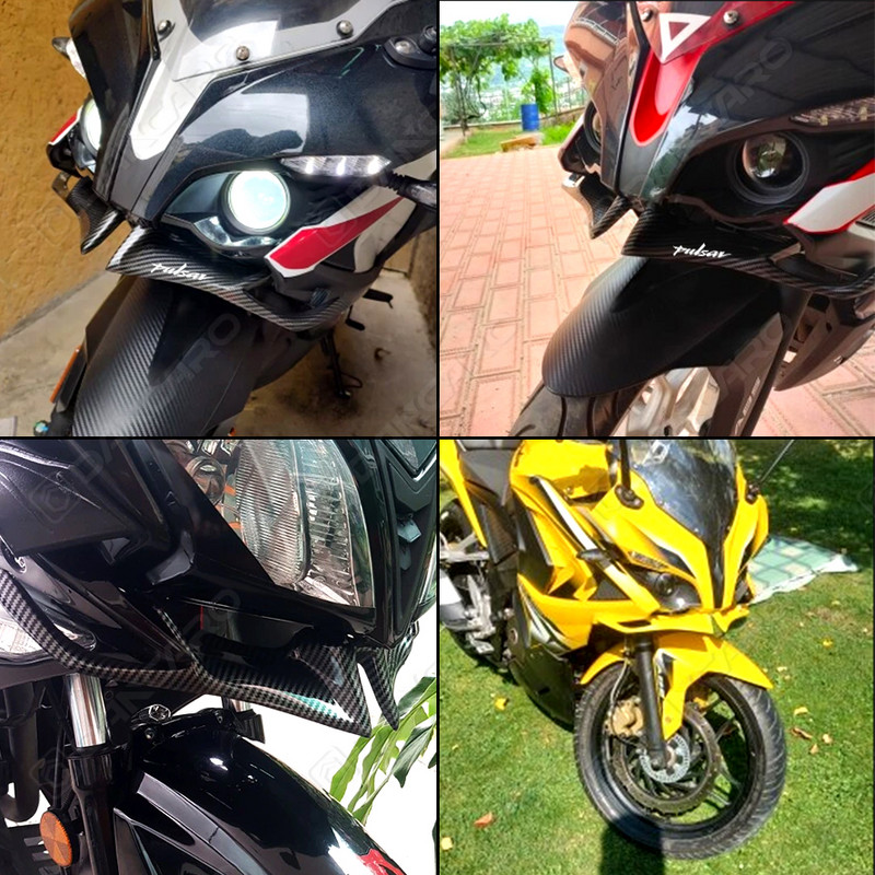 BAJAJ Pulsar RS 200 RS200 LOGO ABS első burkolathoz, szárnyak aerodinamikus védőburkolathoz, motorkerékpár tartozékokhoz