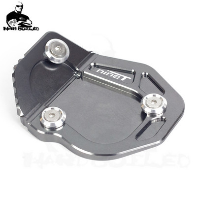 CNC hliníkový predlžovací panel stojana na motocykel, zväčšovacia podložka bočného stojana pre BMW R NINE TR NINET 2017 2018 2019 2020 2021