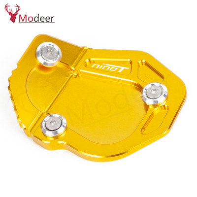 CNC hliníkový predlžovací panel stojana na motocykel, zväčšovacia podložka bočného stojana pre BMW R NINE TR NINET 2017 2018 2019 2020 2021