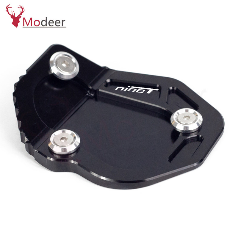 CNC hliníkový predlžovací panel stojana na motocykel, zväčšovacia podložka bočného stojana pre BMW R NINE TR NINET 2017 2018 2019 2020 2021