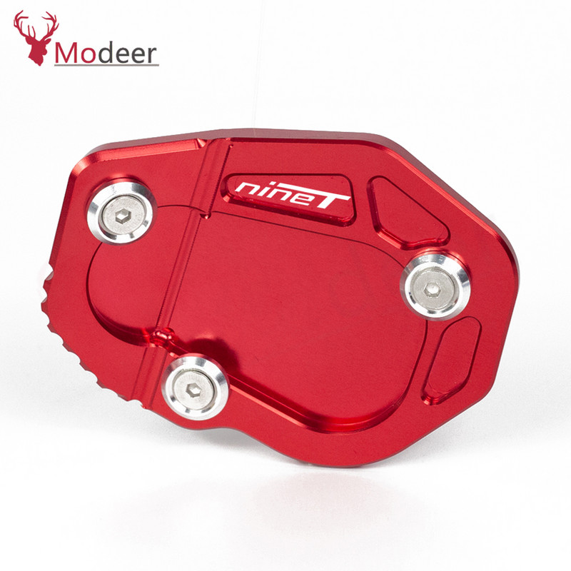 CNC hliníkový predlžovací panel stojana na motocykel, zväčšovacia podložka bočného stojana pre BMW R NINE TR NINET 2017 2018 2019 2020 2021