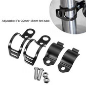 2 db univerzális motorkerékpár irányjelző lámpatartó fém áthelyező villa bilincsek rögzítő lámpa rögzítő tartó motorkerékpár első villához