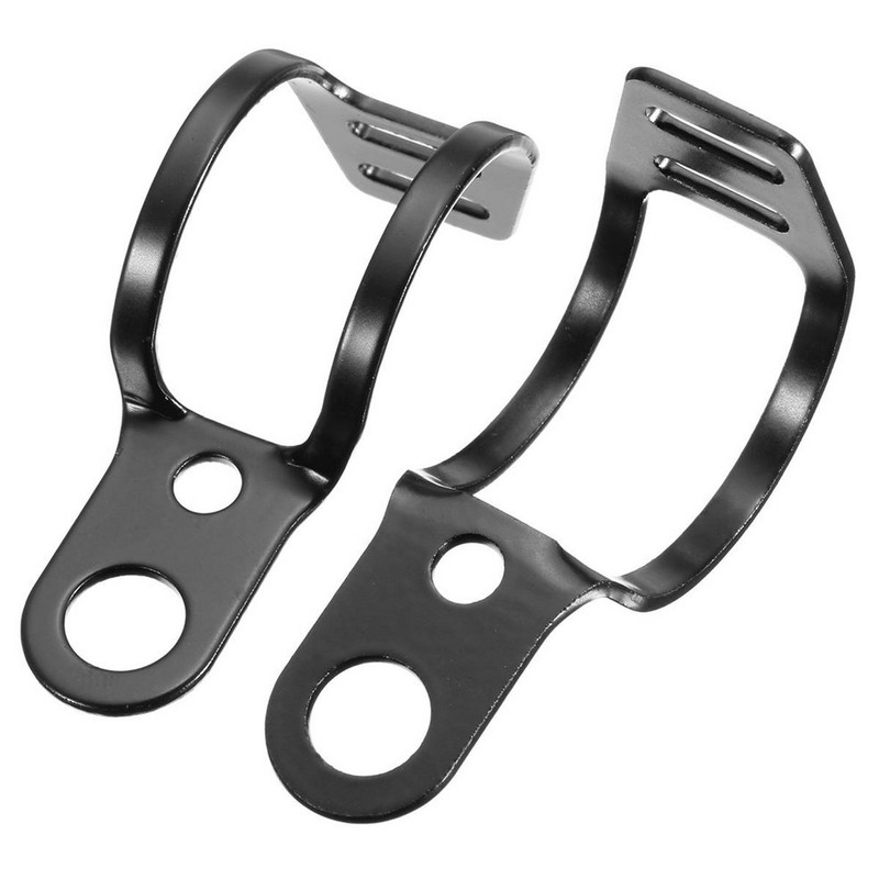 2 db univerzális motorkerékpár irányjelző lámpatartó fém áthelyező villa bilincsek rögzítő lámpa rögzítő tartó motorkerékpár első villához