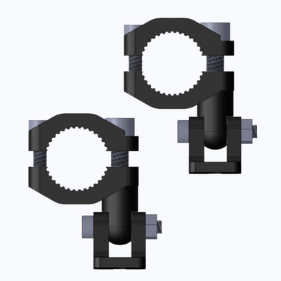 2 DB motorkerékpár módosított spotlámpa konzol univerzális állítás 19-26 mm Ködlámpa segédlámpa fix rögzítőkonzol