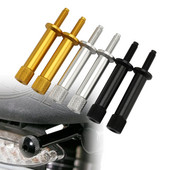 Dlhé skrutky sedadla bez náradia pre Triumph Thruxton Bonneville Scrambler T100 2 ks