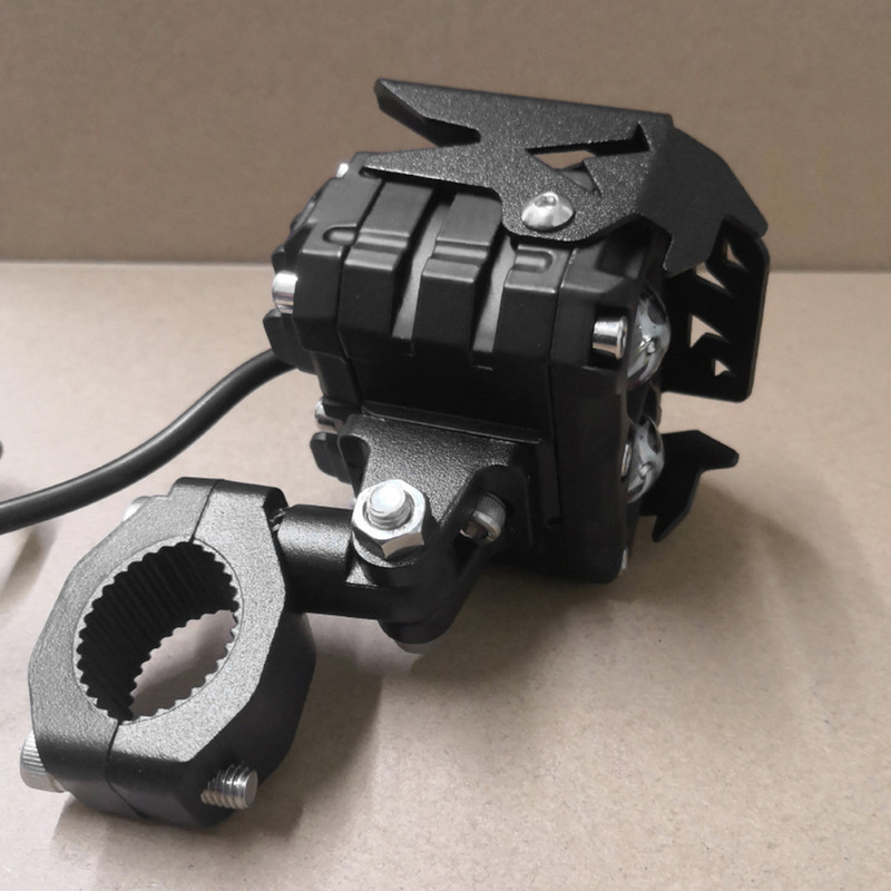 Motorkerékpár LED-es fényszóró bilincsek motorkerékpár spotlámpákhoz vagy ködlámpa konzolokhoz csőbilincs rögzítőkészlet motorkerékpár-tartozékok