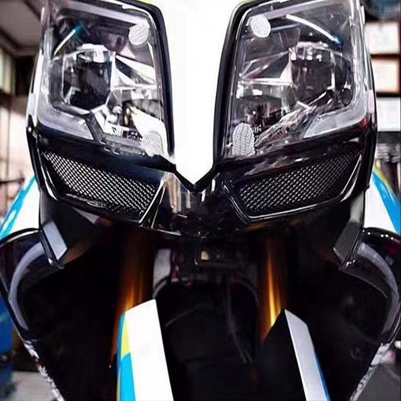 Prednji usisnik zraka od ugljičnih vlakana za Yamahu Tmax 530 T-Max 530 2015-2016 Modificirani fiksni usisni otvor na krilu, deflektor za bradu