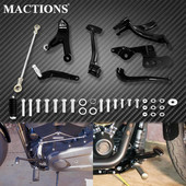 Motorkerékpár tuskó alumínium előremenő vezérlésű lábtartó készletek lábcsaptartó Harley Softail Street Bob Low Rider FXBB 2018-2022