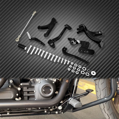 Motorkerékpár tuskó alumínium előremenő vezérlésű lábtartó készletek lábcsaptartó Harley Softail Street Bob Low Rider FXBB 2018-2022