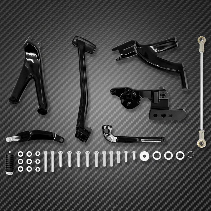 Motorkerékpár tuskó alumínium előremenő vezérlésű lábtartó készletek lábcsaptartó Harley Softail Street Bob Low Rider FXBB 2018-2022