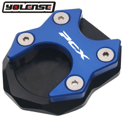 Pre motocykel HONDA PCX125 PCX150 PCX 125 150 2018-2021, CNC hliníkový bočný stojan, zväčšovač, podpera stojana.