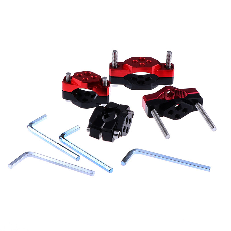 1 sada univerzálny motocykel bicykel hliníková zliatina reflektor svetlomet telefón GPS riadidlá držiak držiak svorka pevný čip rám