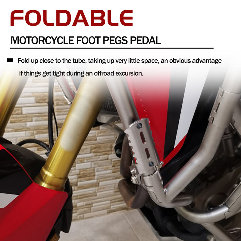 Skladacia predná opierka na nohy pre motocykle BMW GS1200 LC R1250GS R1200GS R1250 R1200 GS 2014-2022, kolíky na opierku nôh, rúrky, diaľnica 22-25 mm