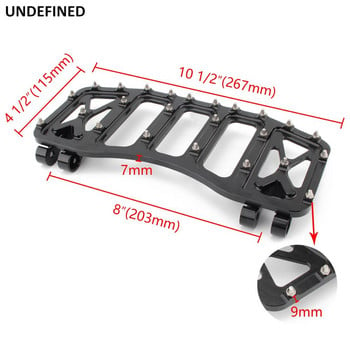 MX Offroad Floorboards Φαρδιά μανταλάκια ποδιών Μπροστινό τεντωμένο πεντάλ ποδιού για οδηγό για Harley Touring Road Glide Softail FLST Dyna FLD