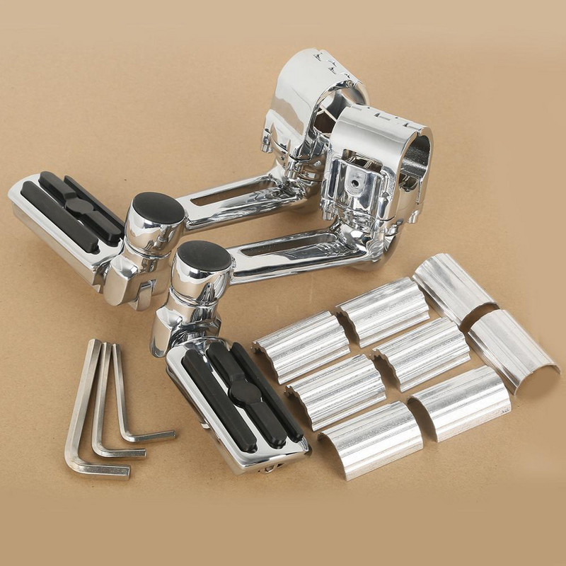 Chrómované predné stupačky pre motocykel 1 1/4" pre Honda GL1800 GOLDWING