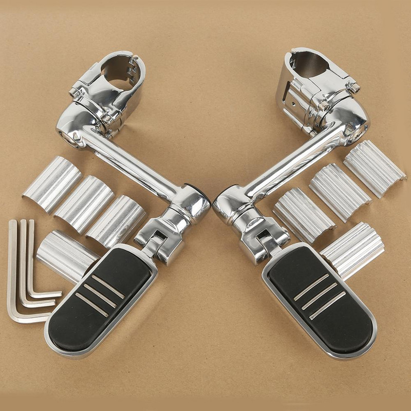 Chrómované predné stupačky pre motocykel 1 1/4" pre Honda GL1800 GOLDWING