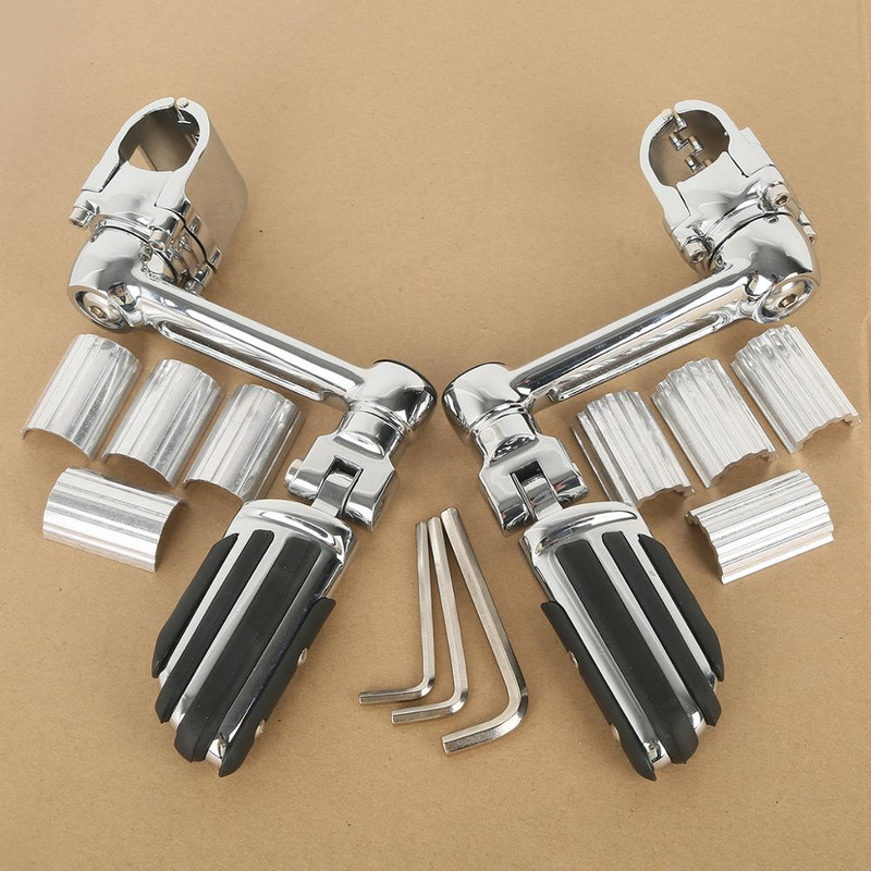 Chrómované predné stupačky pre motocykel 1 1/4" pre Honda GL1800 GOLDWING