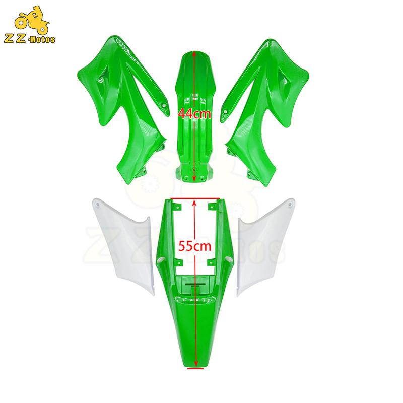 Пълни пластмасови комплекти за покриване на каросерията на калниците Пластмасов обтекател за Apollo Orion 90cc 110cc 125cc 140cc 150cc 160cc Dirt Bike