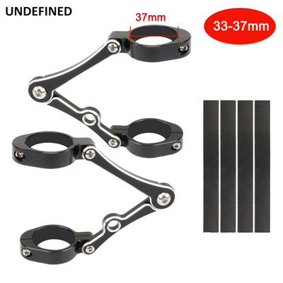 Držiak motocyklového svetlometu, svorka 39 mm - 41 mm, držiak CNC vidlicovej trubice, držiak reflektora pre Harley Cafe Racer Chopper Bobber Universal