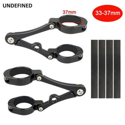 Držiak motocyklového svetlometu, svorka 39 mm - 41 mm, držiak CNC vidlicovej trubice, držiak reflektora pre Harley Cafe Racer Chopper Bobber Universal