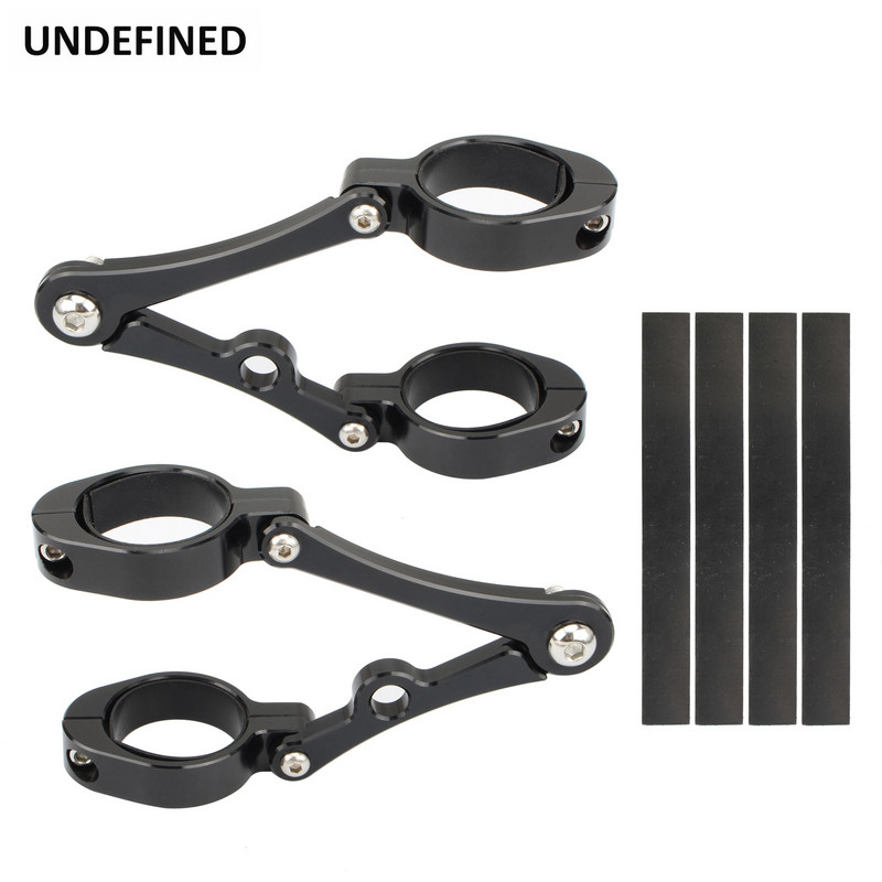 Držiak motocyklového svetlometu, svorka 39 mm - 41 mm, držiak CNC vidlicovej trubice, držiak reflektora pre Harley Cafe Racer Chopper Bobber Universal