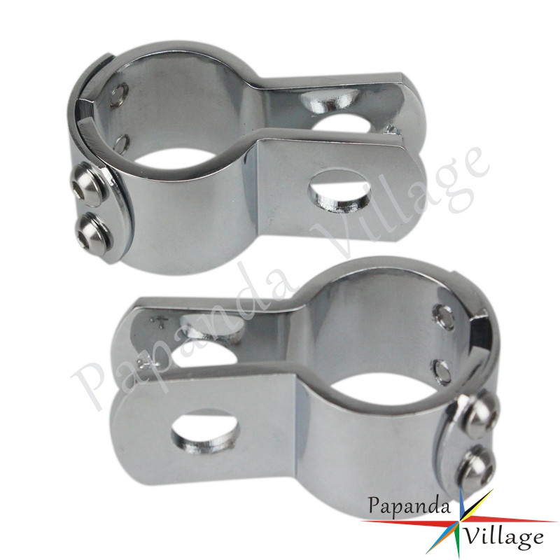 Svorky na stupačky pre motocyklové diaľnice 28 mm/32 mm/38 mm pre Harley Sportster, Honda GL1800, Yamaha, Suzuki, Kawasaki VN800