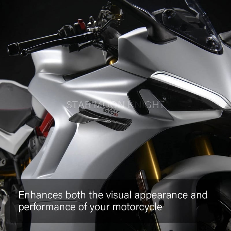 Krídelká kapotáže pre Ducati Panigale V2 V4 V4S 899 959 1198 1199 1299 Panigale RS Bočný ochranný kryt krídla, ozdobná lišta, deflektor