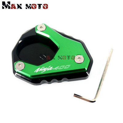 Για KAWASAKI NINJA 400 Z400 NINJA400 2018-2022 2021 Kickstand Μοτοσικλέτας Πλαϊνή βάση προέκτασης μαξιλαριού στήριξης Πλάκα μεγέθυνση