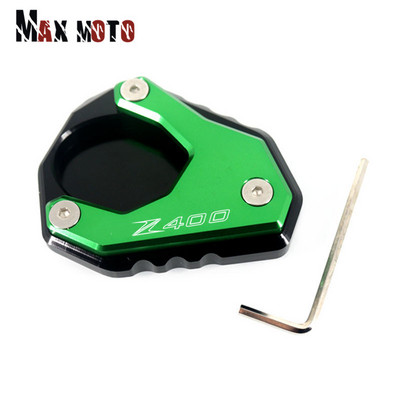 Για KAWASAKI NINJA 400 Z400 NINJA400 2018-2022 2021 Kickstand Μοτοσικλέτας Πλαϊνή βάση προέκτασης μαξιλαριού στήριξης Πλάκα μεγέθυνση