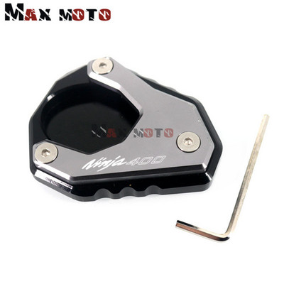 Για KAWASAKI NINJA 400 Z400 NINJA400 2018-2022 2021 Kickstand Μοτοσικλέτας Πλαϊνή βάση προέκτασης μαξιλαριού στήριξης Πλάκα μεγέθυνση