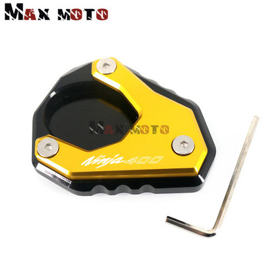Για KAWASAKI NINJA 400 Z400 NINJA400 2018-2022 2021 Kickstand Μοτοσικλέτας Πλαϊνή βάση προέκτασης μαξιλαριού στήριξης Πλάκα μεγέθυνση