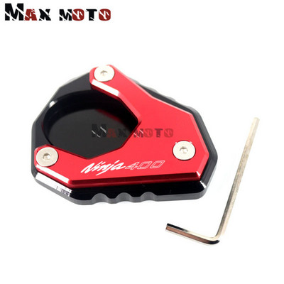 Για KAWASAKI NINJA 400 Z400 NINJA400 2018-2022 2021 Kickstand Μοτοσικλέτας Πλαϊνή βάση προέκτασης μαξιλαριού στήριξης Πλάκα μεγέθυνση