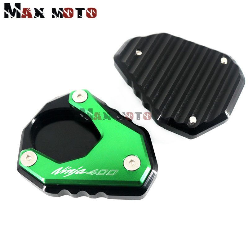 Για KAWASAKI NINJA 400 Z400 NINJA400 2018-2022 2021 Kickstand Μοτοσικλέτας Πλαϊνή βάση προέκτασης μαξιλαριού στήριξης Πλάκα μεγέθυνση